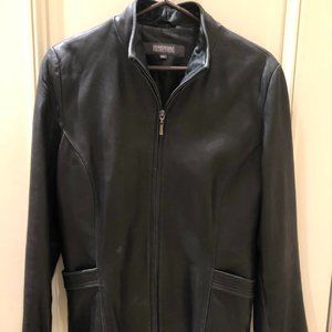 Kenneth Cole Leather Coat
